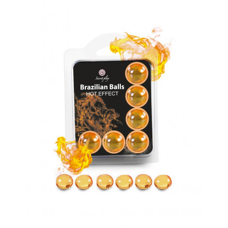 6 Brazilian Balls - effet chaleur|Gel et Lubrifiant|NatureCoquine