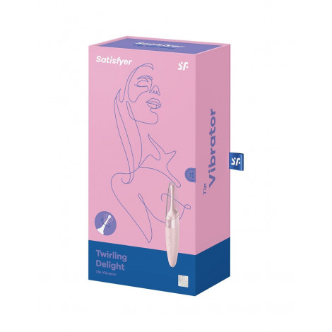 Stimulateur Twirling Delight Rose - Satisfyer|Stimulateur Clitoridien|NatureCoquine