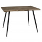 Table de Repas "Forest II" 110cm Naturel & Noir|Table|Paris Prix