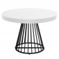 Table de Repas Extensible "Virginia" 110-260cm Blanc|Table|Paris Prix