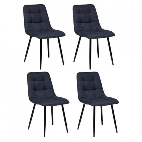 Lot de 4 Chaises Design "Sirac" 83cm Gris Foncé|Chaise|Paris Prix