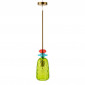 Lampe Suspension en Verre "Laurence" 160cm Vert|Suspensions|Paris Prix