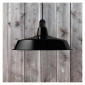 Suspension extérieure noire diam 45cm + 15 mètres de cordon noir|Exterieur|Lampe Avenue