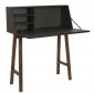 Bureau Cabinet Design "Emile" 104cm Vert & Marron|Bureau|Paris Prix