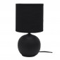 Lampe à Poser en Céramique "Loraine" 25cm Noir|Lampes à poser|Paris Prix