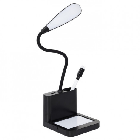 Lampe Led Flexible "Multifonction" 38cm Noir|Lampes à poser|Paris Prix