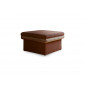 Wilson - pouf avec rangement en tissu et tissu texturé|Banquettes / Bancs / Poufs|BestMobilier