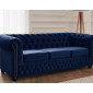 William - canapé Chesterfield - 3 places - en velours|Canape|BestMobilier