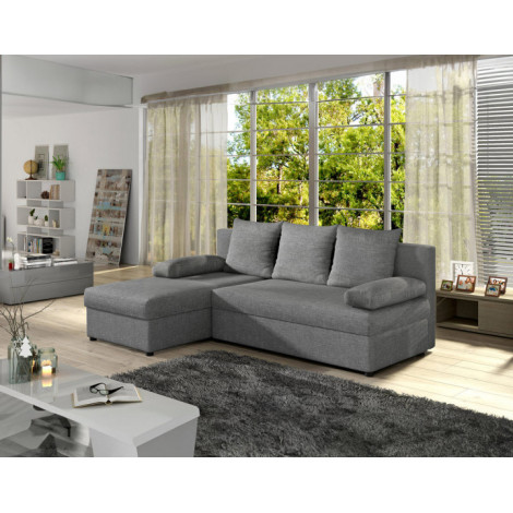 Numancia - canapé d'angle réversible 4 places - convertible avec coffre - en tissu|Canape|BestMobilier