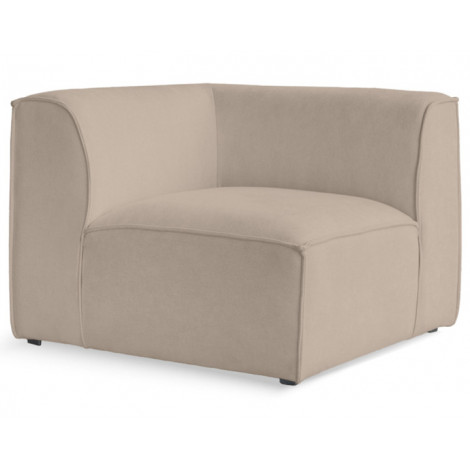 Felix - module d'assise d'angle réversible en tissu texturé|Canape|BestMobilier