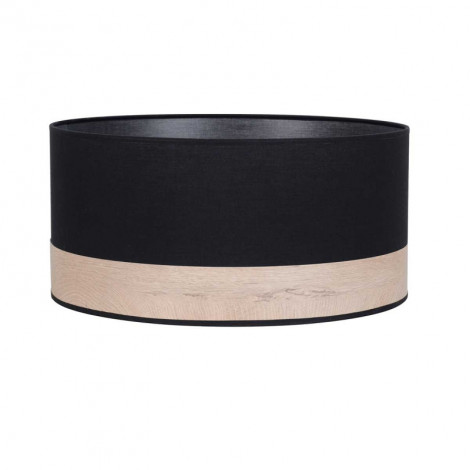 Abat-jour noir et bois cylindrique|Abat Jour|Lampe Avenue