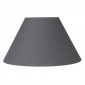 Abat-jour rond gris ardoise en coton|Abat Jour|Lampe Avenue