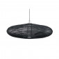 Abat-jour macaron en rotin noir XL|Abat Jour|Lampe Avenue