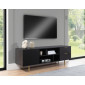 Monica - meuble TV - noir - 150 cm|Meuble TV|BestMobilier