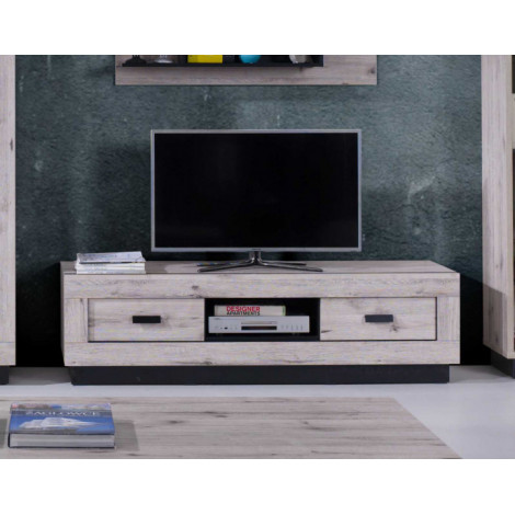 Otis - meuble TV - bois gris - 170 cm - style contemporain|Meuble TV|BestMobilier