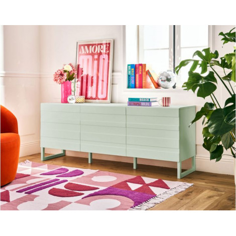 Sofia - buffet bas - vert sauge mat - 165 cm|Buffet|BestMobilier