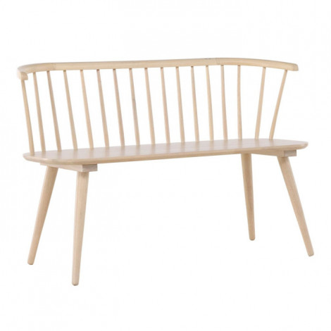 Banc Design en Bois "Bobby" 120cm Naturel|Banquettes / Bancs / Poufs|Paris Prix