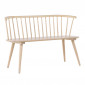 Banc Design en Bois "Bobby" 120cm Naturel|Banquettes / Bancs / Poufs|Paris Prix