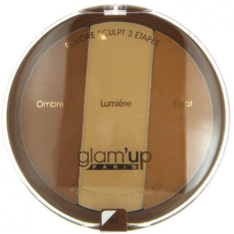 Glam'up - Poudre sculpt 3 étapes|Teint|FolieCosmectic