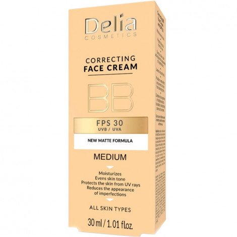 Delia cosmetics - BB crème correctrice FPS30 - Medium - 30ml|Teint|FolieCosmectic