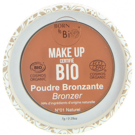 Born to bio - Poudre bronzante - certifié bio - N°1 Naturel|Teint|FolieCosmectic