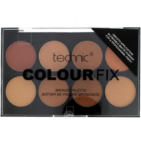 technic - Colour fix Palette de 8 Poudres Bronzantes - 8x3,5g|Teint|FolieCosmectic