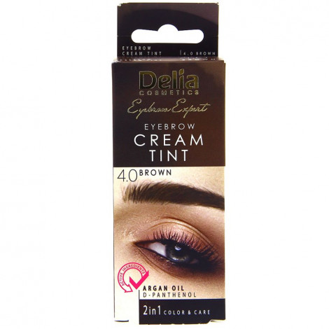 Delia cosmetics - Crème colorante sourcils 4.0 Marron - 15ml+15ml|Sourcils|FolieCosmectic