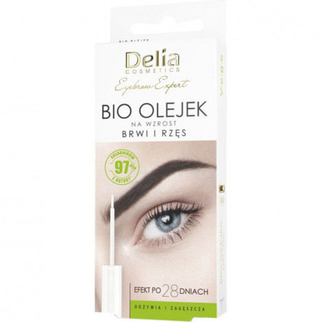 Delia cosmetics - Huile bio pour la croissance des cils et sourcils - 7ml|Sourcils|FolieCosmectic