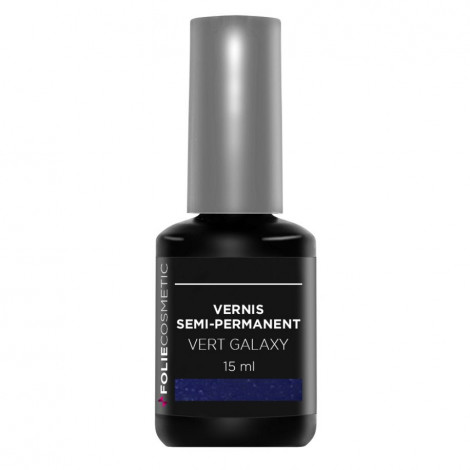 Folie Cosmetic - Vernis Semi-permanent- Vert Galaxy - 15ml|Ongles|FolieCosmectic