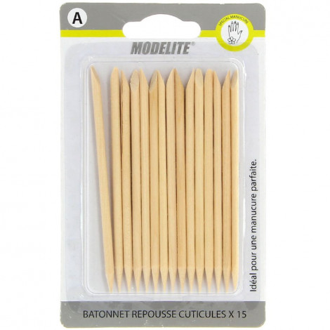 Modelite - Bâtonnet repousse cuticules - 15pcs|Ongles|FolieCosmectic