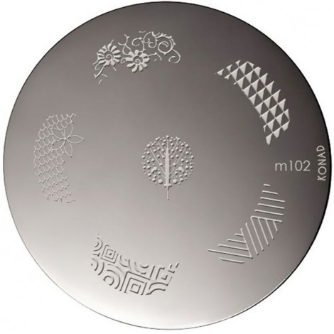 Konad - Plaques de stamping Nail Art M102|Ongles|FolieCosmectic