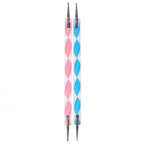 Dimi - Pack de 2 Dotting tool Nail Art|Ongles|FolieCosmectic