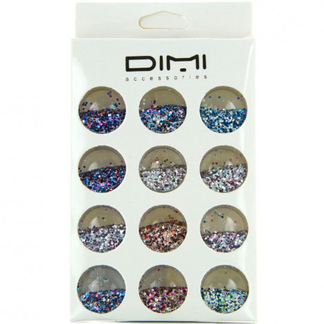 Dimi - Boîte de 12 pots paillettes pour ongles|Ongles|FolieCosmectic