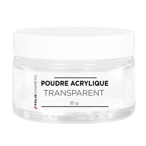 Folie Cosmetic - Poudre Acrylique transparent - 35g|Ongles|FolieCosmectic