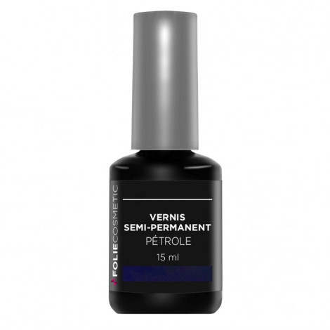 Folie Cosmetic - Vernis Semi-permanent- Pétrole - 15 ml|Ongles|FolieCosmectic