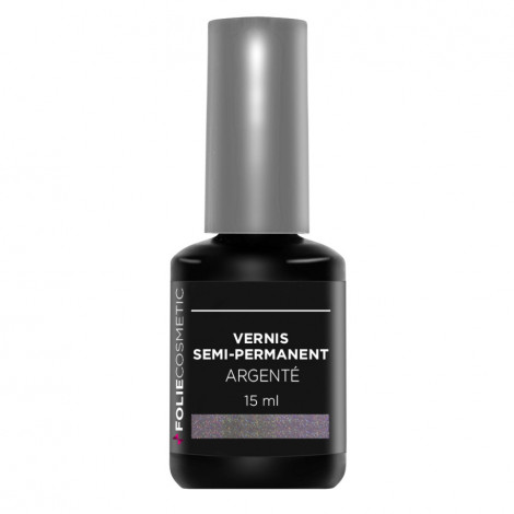 Folie Cosmetic - Vernis Semi-permanent- Argenté - 15ml|Ongles|FolieCosmectic