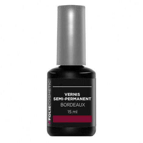 Folie Cosmetic - Vernis Semi-permanent- Bordeaux - 15ml|Ongles|FolieCosmectic