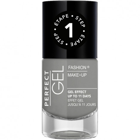 Fashion Make-Up - Perfect Gel Vernis Etape 1 n°22 Graphite - 10ml|Ongles|FolieCosmectic