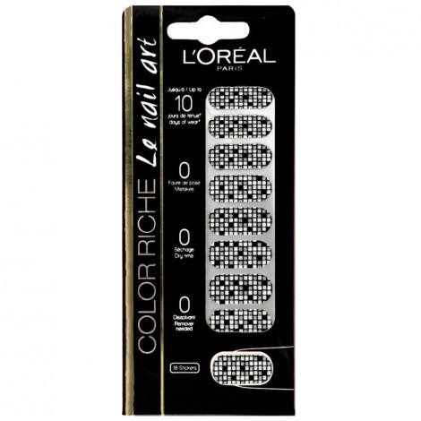 L'Oréal - Color riche Le Nail Art - Stickers pour Ongles 013 Disco diamond|Ongles|FolieCosmectic