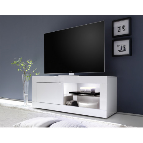 Milo - meuble tv - blanc - 140 cm|Meuble TV|BestMobilier