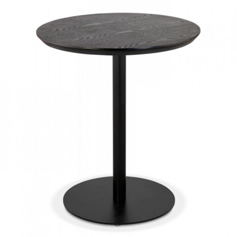 Table à Manger Ronde "Addie" 75cm Noir|Table|Paris Prix