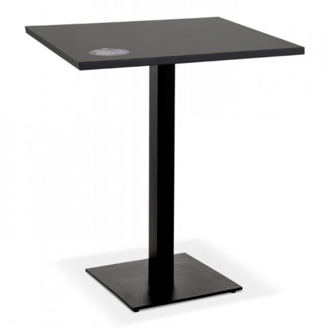 Table à Manger Intérieur & Extérieur "Vonda" 74cm Noir|Table|Paris Prix