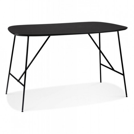 Table à Manger Design "Linda" 142cm Noir|Table|Paris Prix