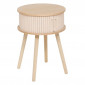 Table de Chevet 2 Portes "Nysos" 54cm Beige|Chevet|Paris Prix