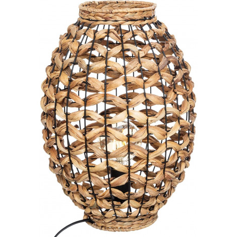 Lampe en jacinthe - H 40 cm - Beige|Lampes à poser|AC Deco