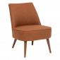 Fauteuil en Tissu Chevron "Gary" 74cm Ambre|Fauteuil / Chauffeuse|Paris Prix