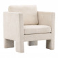 Fauteuil Design Bouclette "Ragusa" 87cm Blanc|Fauteuil / Chauffeuse|Paris Prix