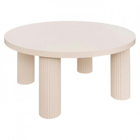 Table Basse Design "Tella" 70cm Beige|Table Basse|Paris Prix