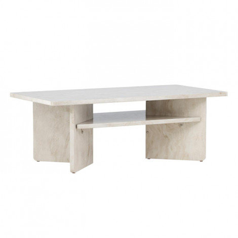 Table Basse Effet Marbre "Alesund" 120cm Beige|Table Basse|Paris Prix