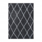 Tapis THEA anthracite motif losange 67x180 cm|Tapis|Baita Home